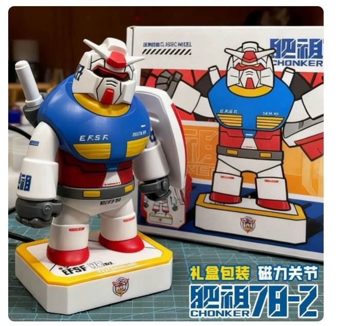 Mô hình đồ chơi Fatboy RX-78-2 Zaku 2 Magnetic Assembly Model - Chonker