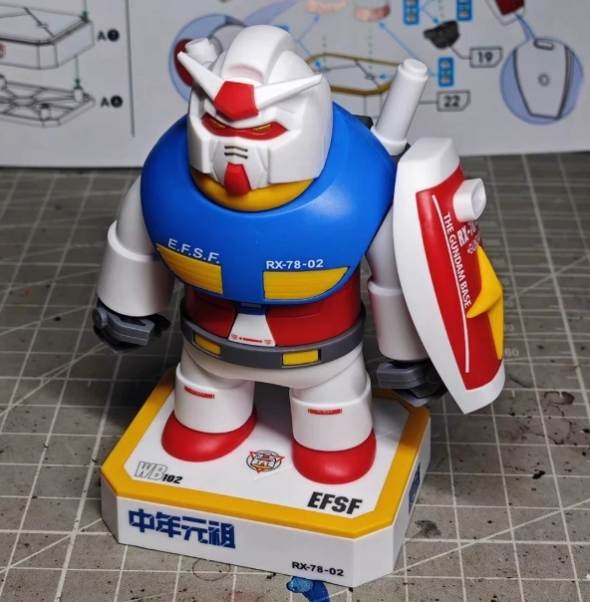 Mô hình đồ chơi Fatboy RX-78-2 Zaku 2 Magnetic Assembly Model - Chonker