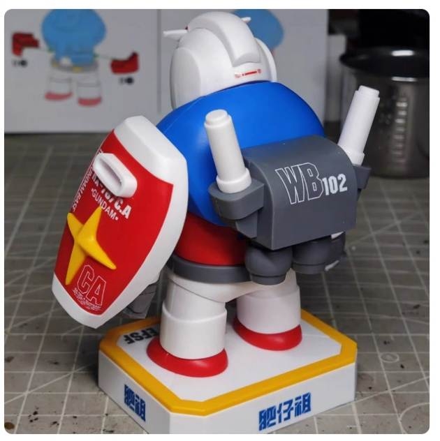 Mô hình đồ chơi Fatboy RX-78-2 Zaku 2 Magnetic Assembly Model - Chonker