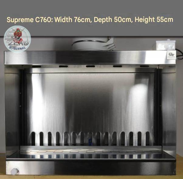 Hộp hút mùi sơn áp lực âm GT Model Supreme all-stainless steel negative pressure water curtain box