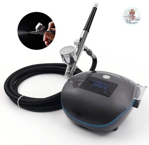 Máy sơn nén khí Airpump mini compressor 555-3055 sreen display max 300KPa (40psi)