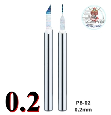 Dụng cụ mô hình DSPIAE PB Chisel Tungsten Carbide kẻ tạo line 0.1 - 3.0mm knife push