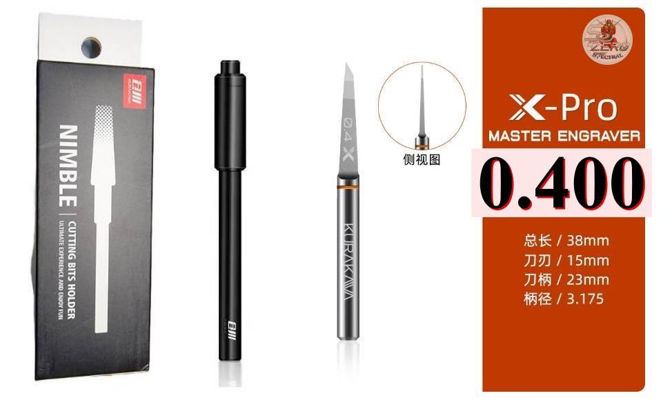 Tạo line detail Chisel KURAKAWA Master Engraver Engraving Knife X-Pro + Cán cao cấp