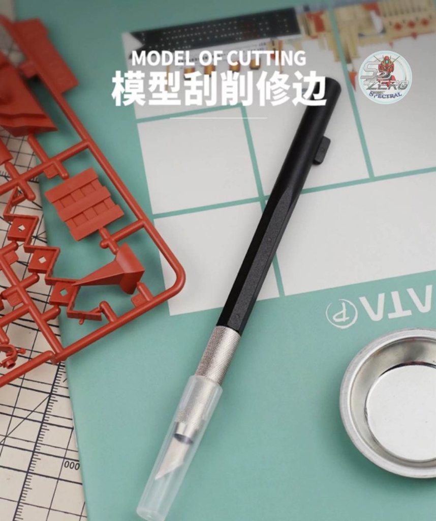 Dao mô hình kỹ thuật UStar Wide Pen Knife (6mm) with 15 blades UA91900