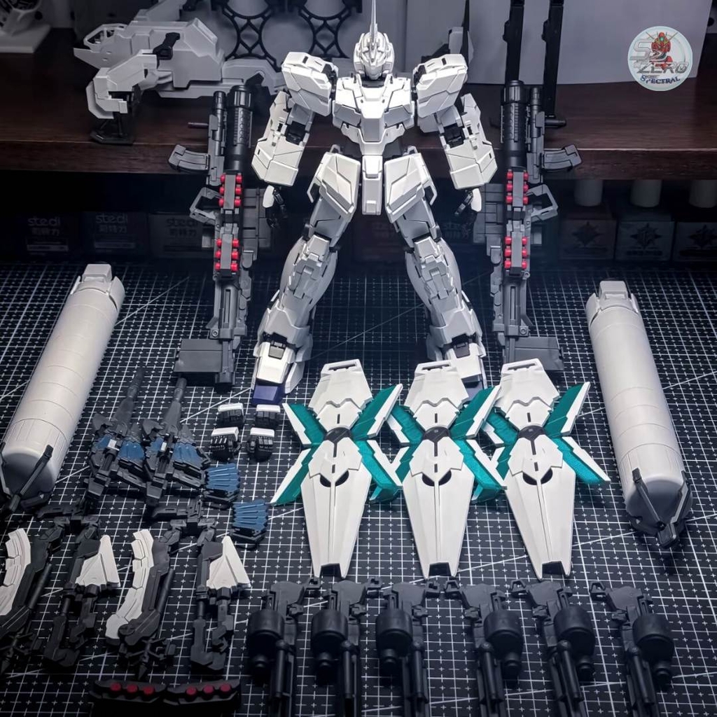 Mô Hình Lắp Ráp Mgex Full Armor Unicorn FA 9903 Tiger Model (+decal nước)