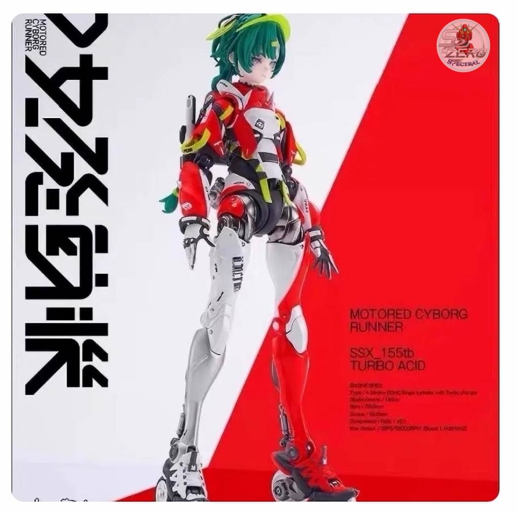 Mô hình Figure Moto Cyborg Runner Machine Girl SSX 155TB TURBO ACID