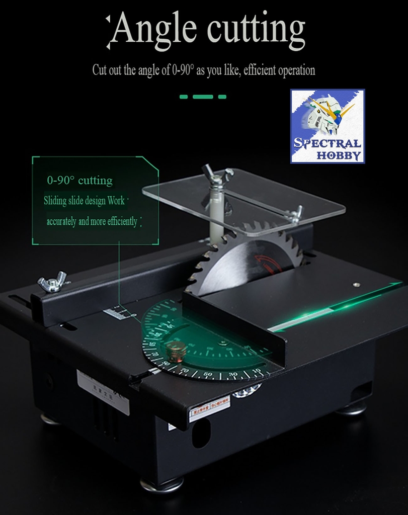 Máy mài khoan cắt cưa bàn đa năng 1200W desktop mini table saw LONGXIANG