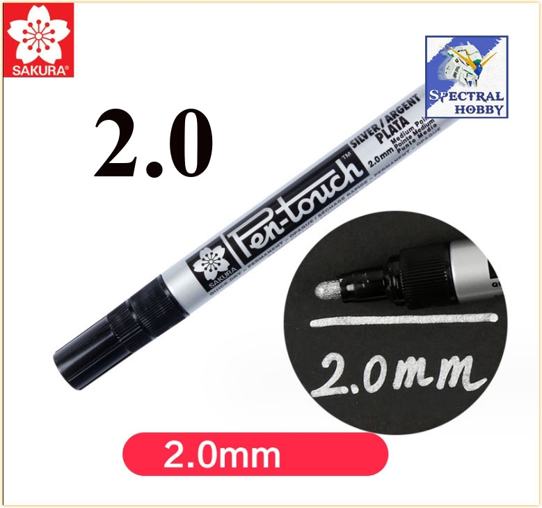 Bút sơn Pen Touch Sakura các màu Plate gold silver pentouch gundam marker color