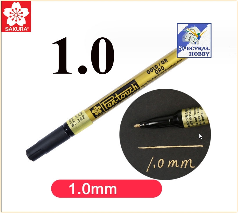 Bút sơn Pen Touch Sakura các màu Plate gold silver pentouch gundam marker color