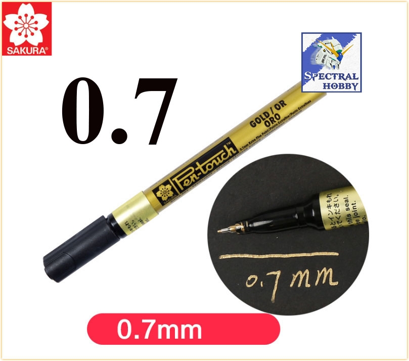 Bút sơn Pen Touch Sakura các màu Plate gold silver pentouch gundam marker color