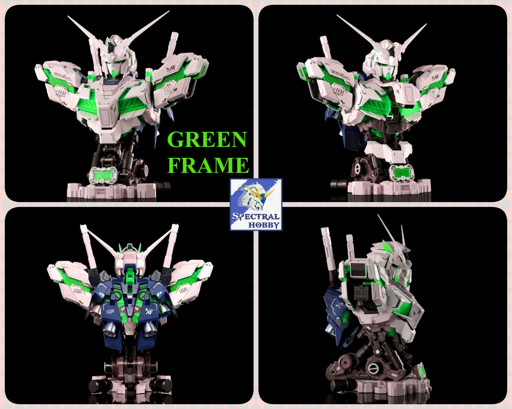 Mô hình lắp ghép 1/35 Head Burst Unicorn red / green frame