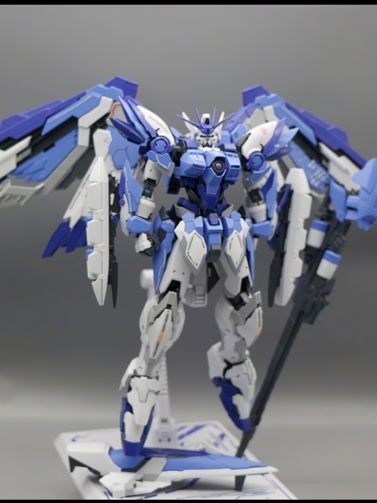 Mô hình lắp ráp MJH MG 1/100 Gundam Wing EW ver HIRM purple color hires (kèm đế action base)