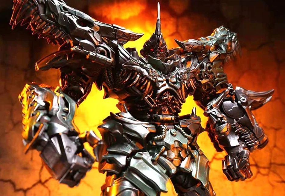 Mô hình BMB Transformer Ancient Lord Grimlock Dinosaur Robot 38cm LS05 HMK04 Diecast