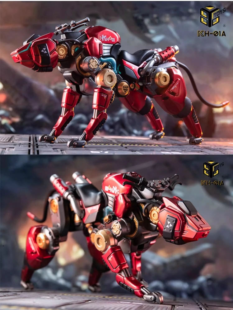 Mô hình action figure 86TOYS Battlefield Mechanical Beast 1/12 Soldier Wolf Mount KH-01