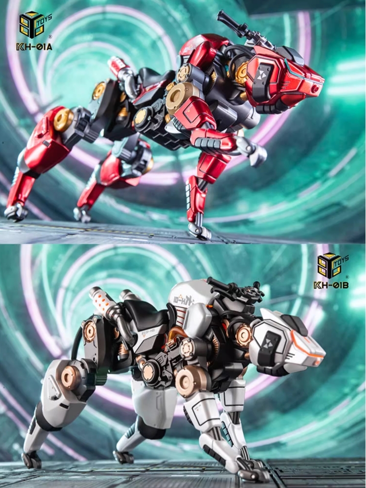 Mô hình action figure 86TOYS Battlefield Mechanical Beast 1/12 Soldier Wolf Mount KH-01