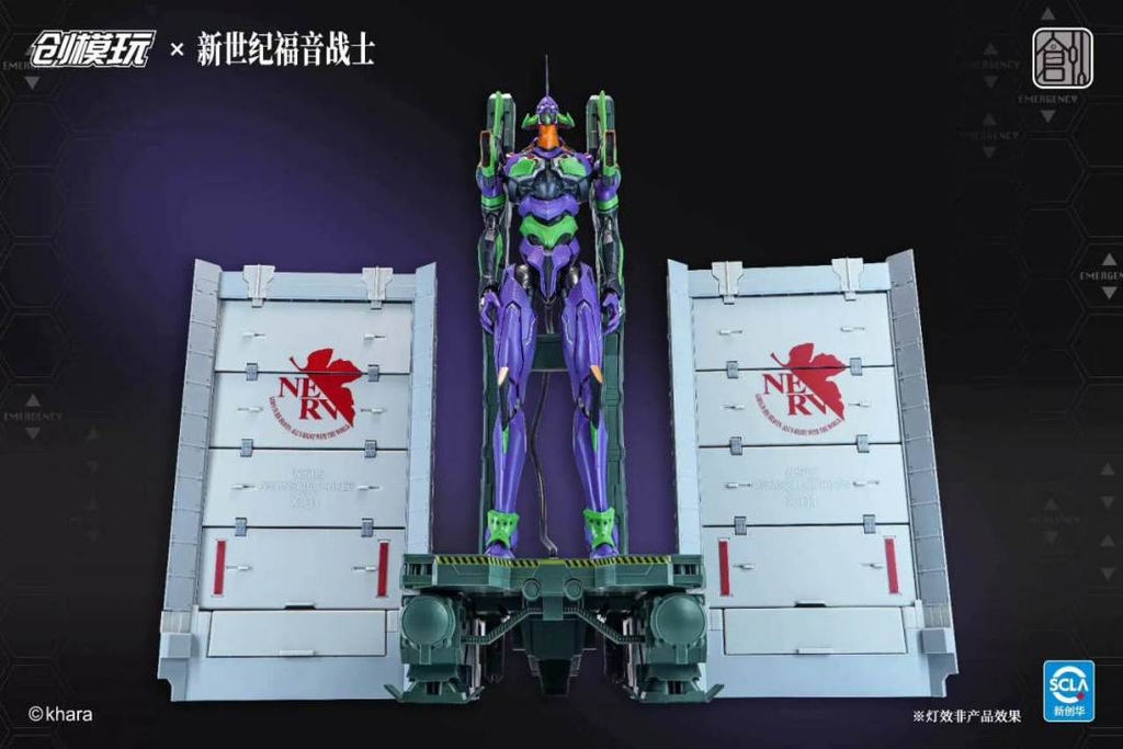 Mô hình lắp ráp Tron Creative Evangelion EVA-01 & 06 Metal Frame Alloy Movable