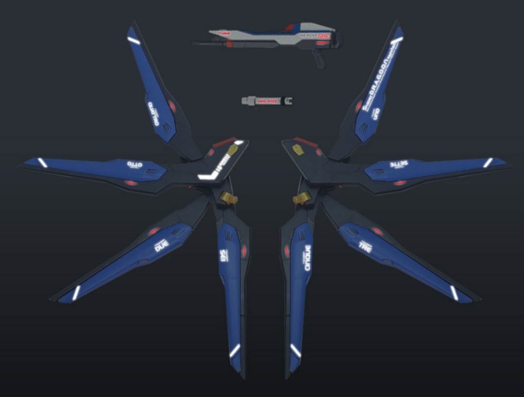 Decal nước HG23 Strike Freedom - Desiny - Heine FlameSnow