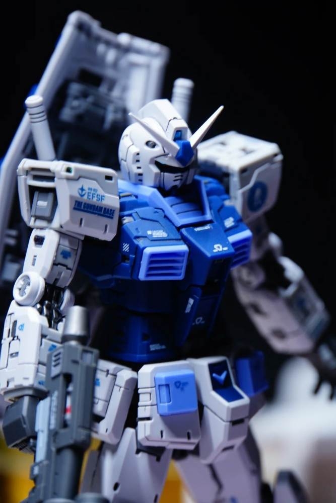 Mô hình lắp ráp RG 1/144 RX-78-2 RX78 2.0 Gundam base (blue color) - Changlong model