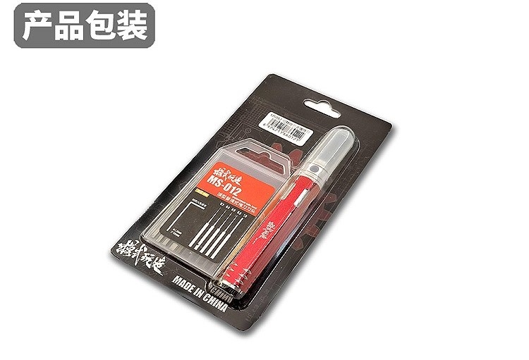 Dụng cụ mô hình hobby tool MS012 bộ chisel detail engraved line đầy đủ mũi và cán