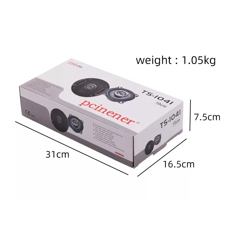 Cặp loa đồng trục 25W - 250W Coaxial speakers 4 5 inch professional 2 ways speakers with tweeter Pcinener