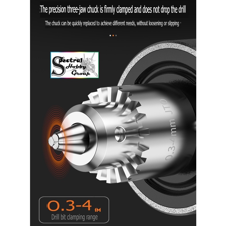 Dụng cụ KOMAX máy khoan mài cầm tay mini 12v / Rechargeable Electric mill small handheld polishing drill