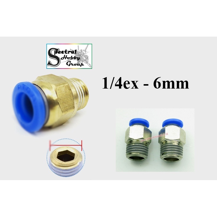 Dụng cụ các loại đầu kết nối chuyển thiết bị máy nén khí bút sơn airbrush compressor mô hình