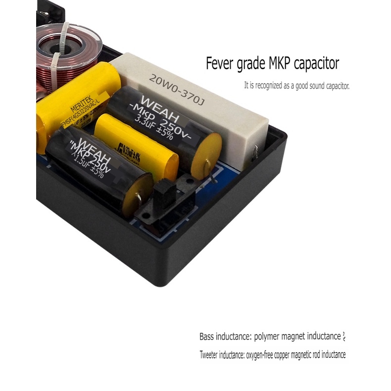 Mạch âm thanh phân tần 2 đường tiếng Bass Treble 2-way 200W 120W WEAH