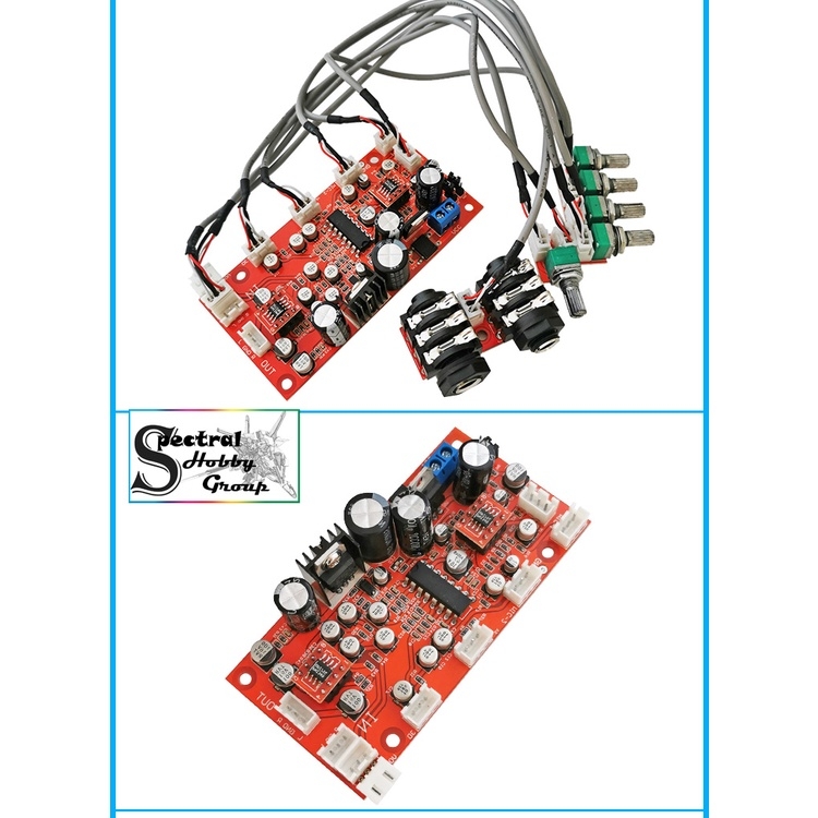 Mạch âm thanh echo karaoke PT2399 Tạo Vang OP275 12V cao cấp microphone amplifier board reverberation