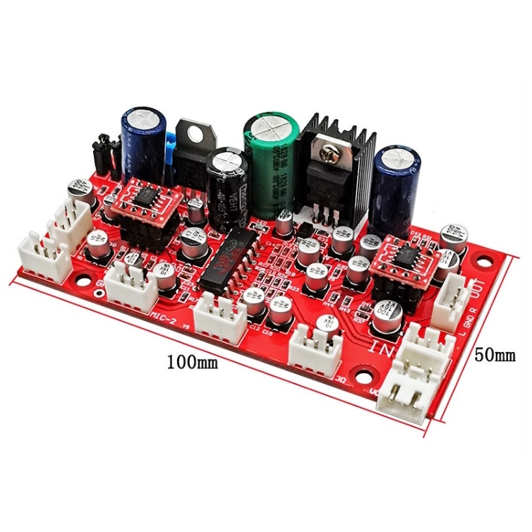 Mạch âm thanh echo karaoke PT2399 Tạo Vang OP275 12V cao cấp microphone amplifier board reverberation