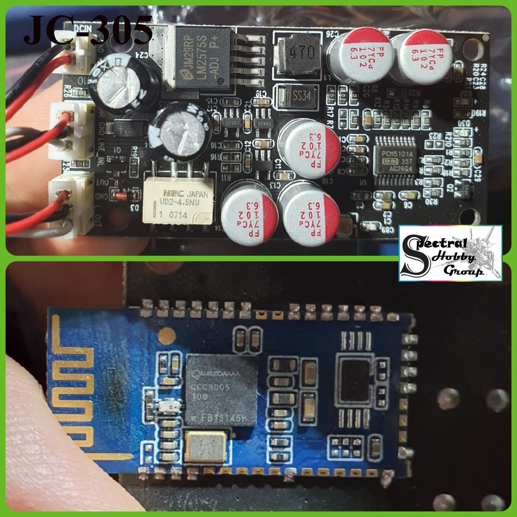 Mạch giải mã âm thanh Bluetooth 5.0 Qualcomm cao cấp QCC3005 QC3034 JC305 JC334 PCM5101A lossless
