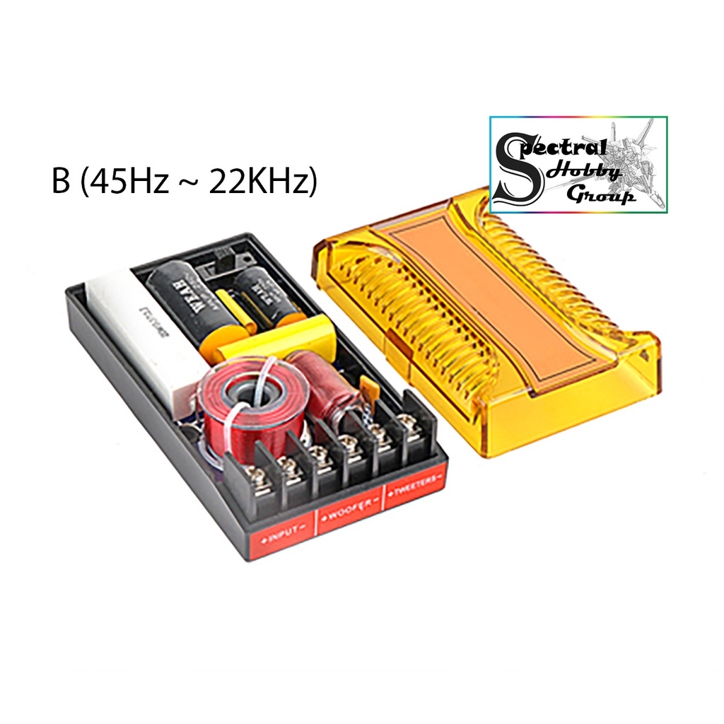 Mạch âm thanh phân tần 2 đường tiếng Bass Treble 2-way 200W 120W WEAH