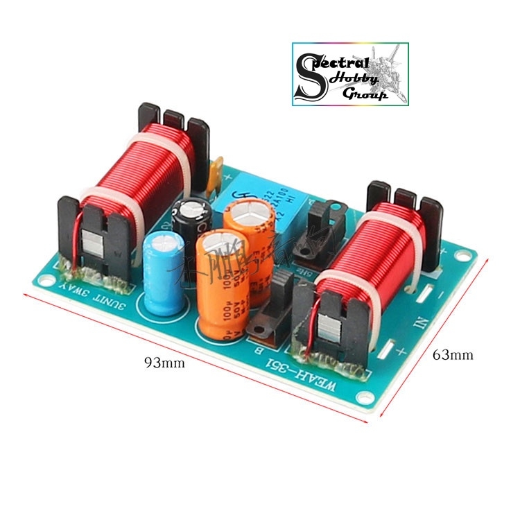 Mạch âm thanh Phân tần 3 đường tiếng Bass Mid Treble 150W WEAH-351