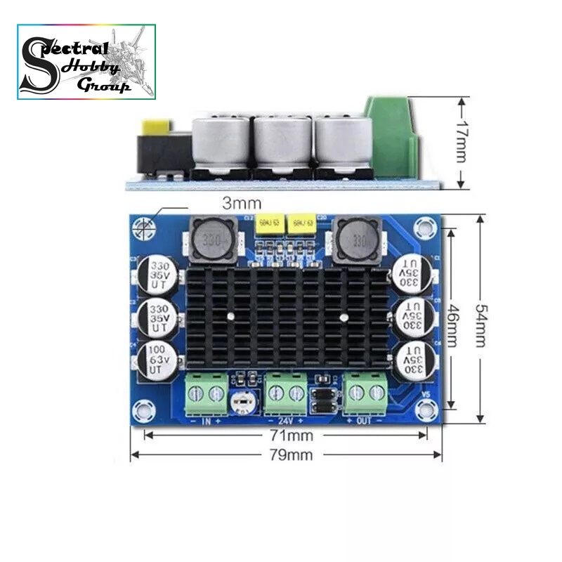 Mạch khuếch đại âm thanh mono 100W XH-M542 TPA3116DA Amplifier board