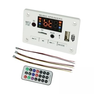 Mạch khuếch đại Giải Mã Âm Thanh Bluetooth 5.0 Màn LCD 12V JQ-D106BT Amplifier Bluetooth speaker