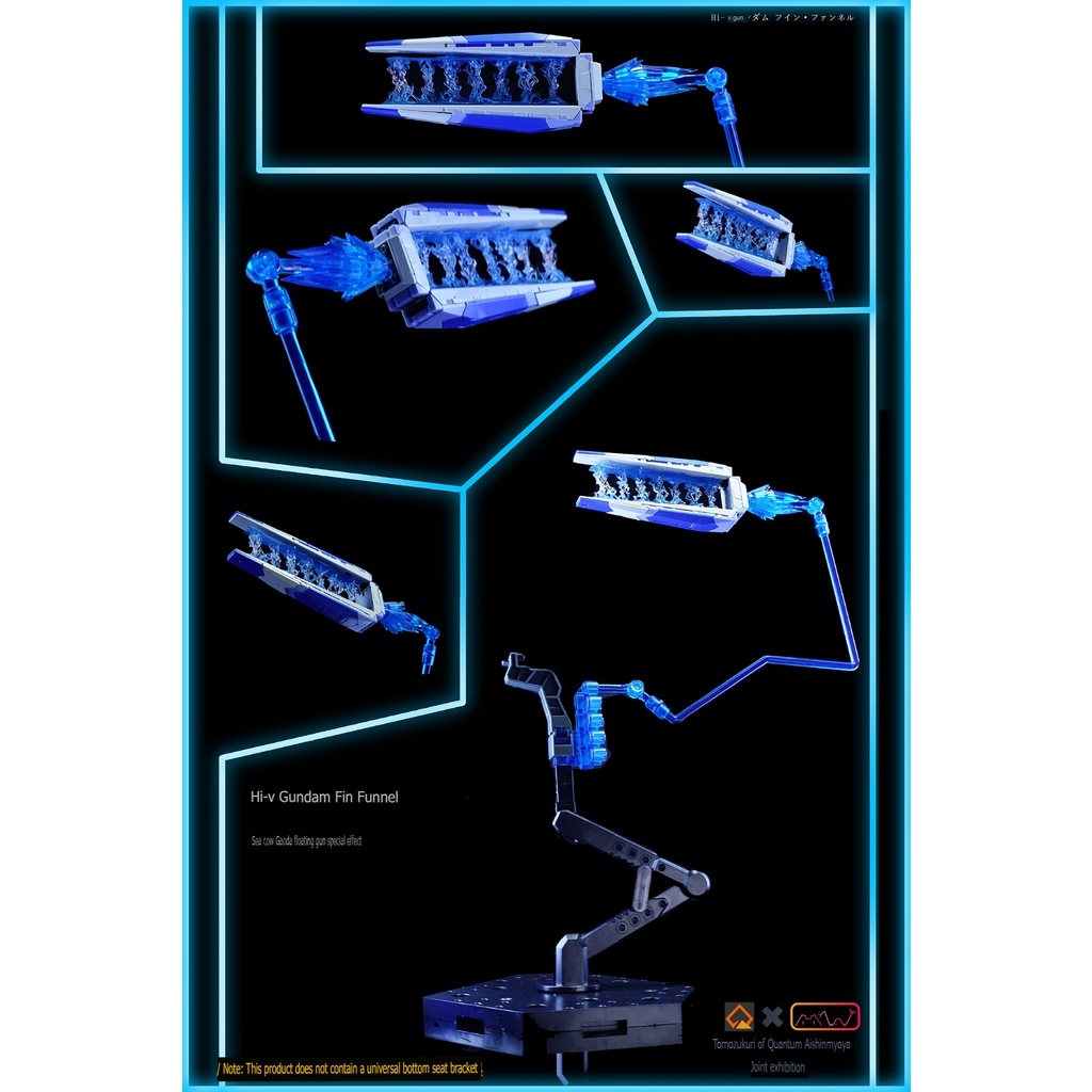 Phụ kiện mô hình Effect Parts Floating Cannon Bracket cho RG HI Nu RX93 Nu và các loại gundam