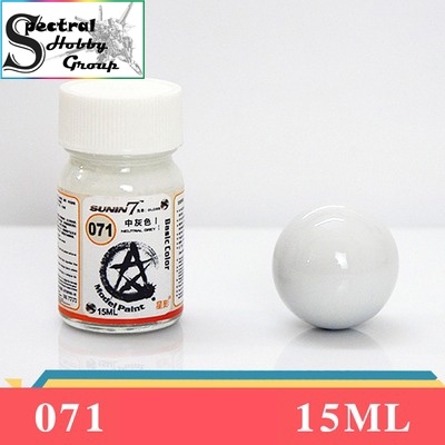 Sơn mô hình GAIA Color 061 - 075 trắng xám series White Blue Gray Sunin paint