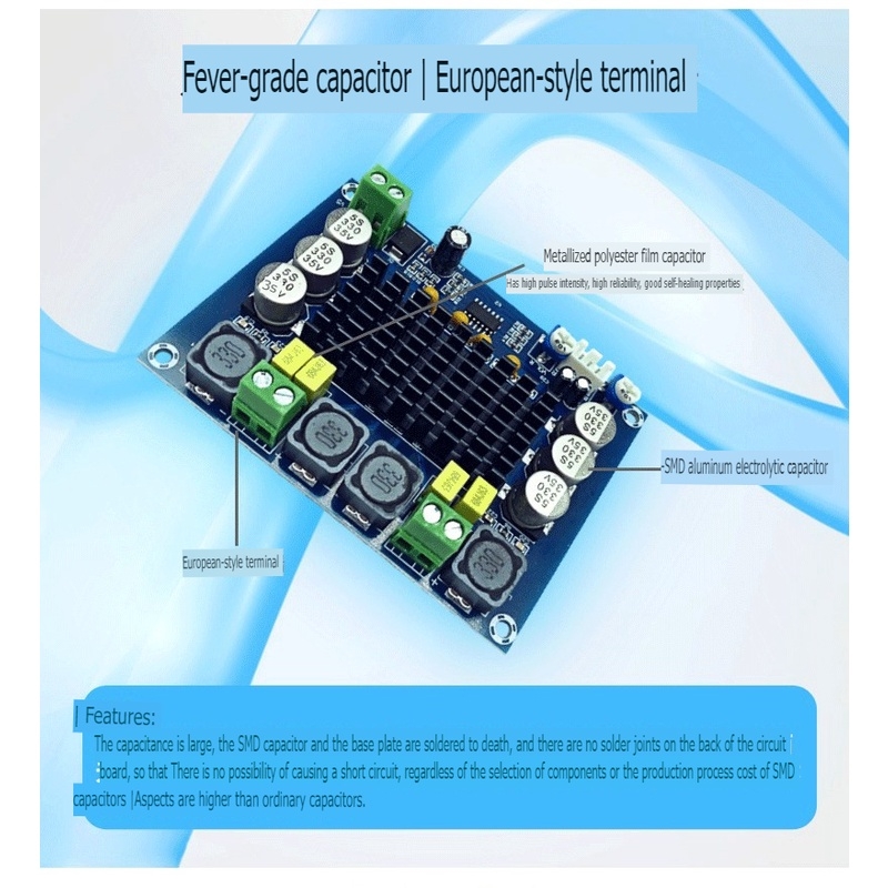 Mạch Khuếch Đại Âm Thanh TPA3116D2 Class D 2 kênh 2*120W XH-M543