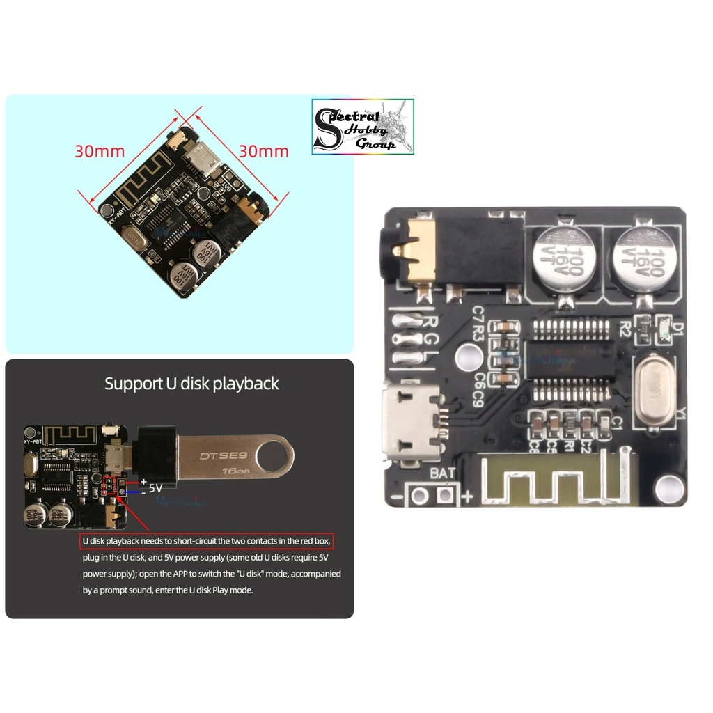 Mạch âm thanh MP3 Bluetooth lossless Wireless Audio Receiver Music Module các loại