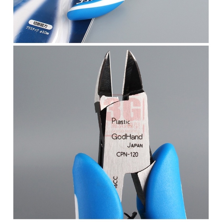 Dụng cụ kìm cắt mô hình GodHand CPN-120-S Craft Grip Tapered Plastic Nipper CPN120 CPN120S 120mm