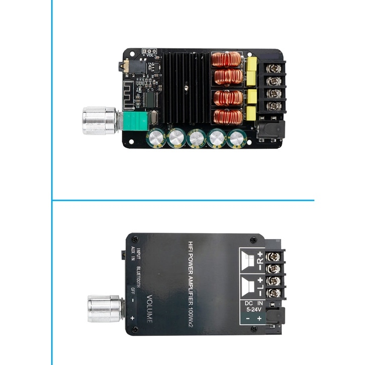 Mạch khuếch đại âm thanh Bluetooth 5.0 HIFI dual TPA3116D2 100W x2 High Power Digital Amplifier Stereo Board