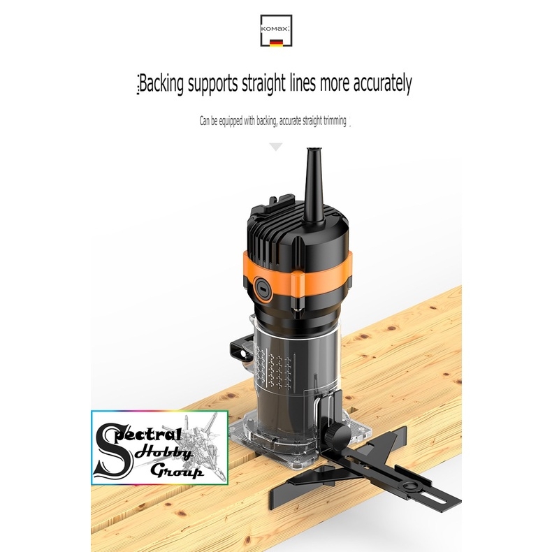 Dụng cụ KOMAX Máy khoan phay gỗ cầm tay cao cấp multi-function trimming machine woodworking tools