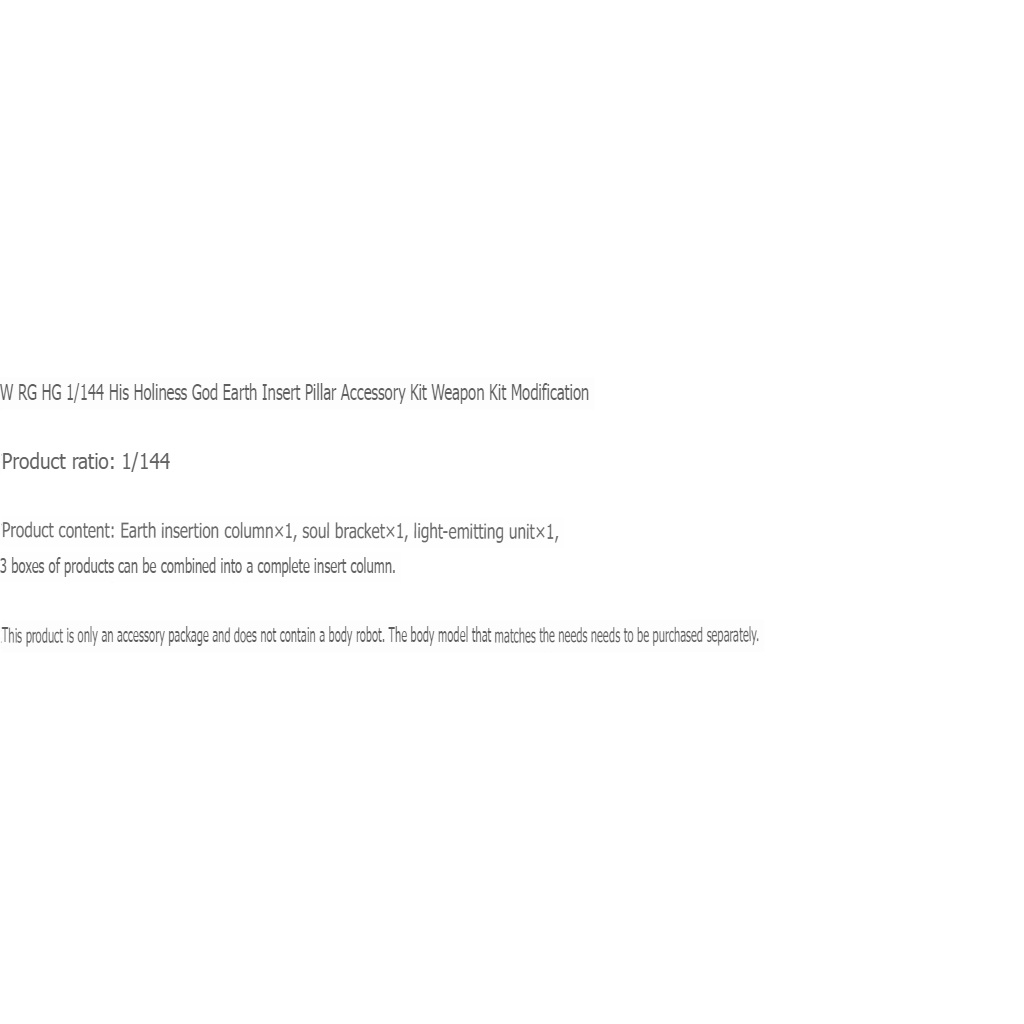 Giá đỡ action base cho RG HG God / Master Gundam Venerable Earth Ring Pillar phụ kiện mô hình