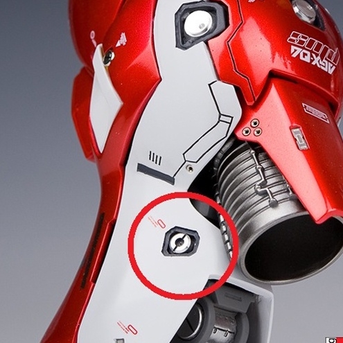 Ốc kim loại độ mô hình khớp khửu tròn / thanh - Metal part