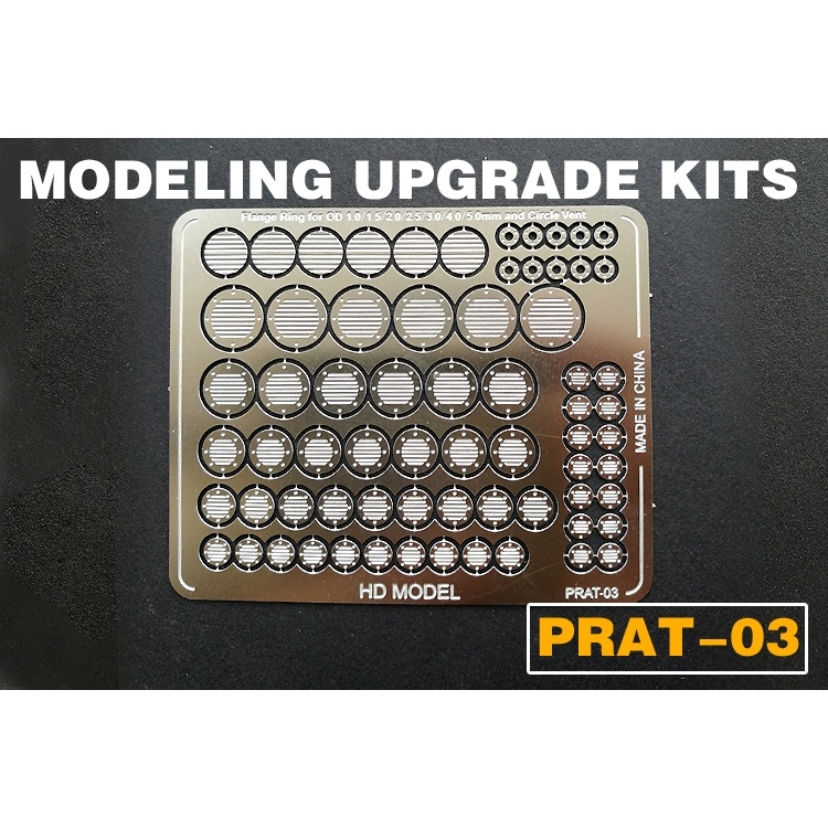 Phụ kiện mô hình HD Decal detail etching decoration metal 01 - 12 các loại
