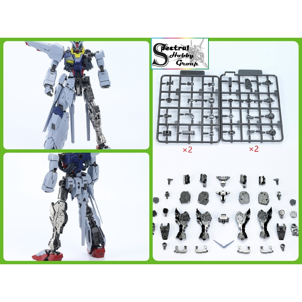 Phụ kiện mô hình bộ xương khợp kim metal frame ACE cho Freedom 2.0 / Justice / Providence alloy skeleton (kèm decal)