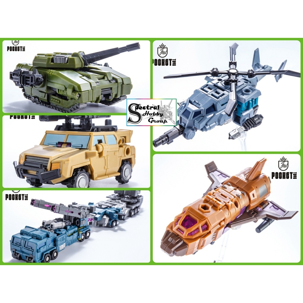 Mô hình Transformer Panzer Legion 5 Ruiner B Evil Energy Trans sphere PT05 Pocket toys