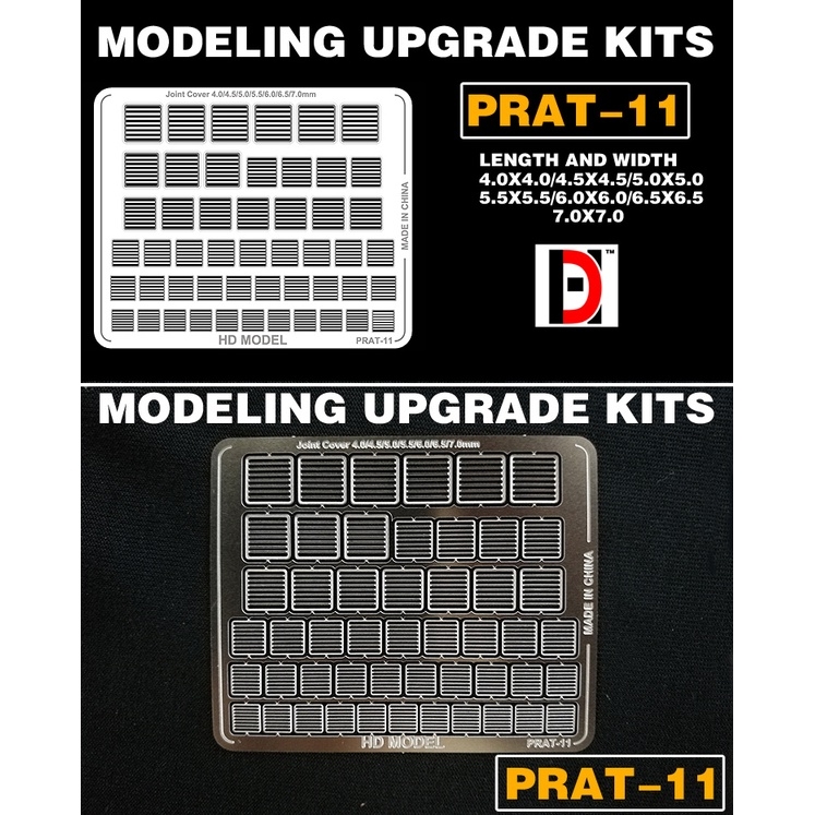 Phụ kiện mô hình HD Decal detail etching decoration metal 01 - 12 các loại