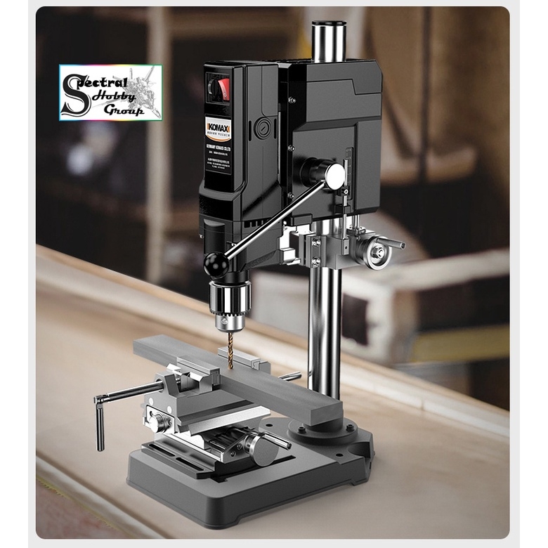Máy khoan dọc KOMAX 220V 710W 800W 1050W Multifunctional Desktop Drill Press milling workbench Flagship