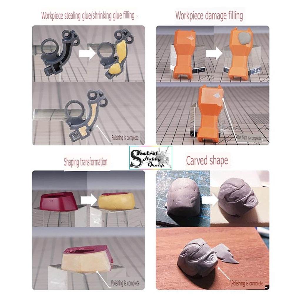 Dụng cụ Hobby MIO glue keo dán đa năng Epoxy Putty AB 100g Chất nặn tạo hình / sửa mô hình / làm khuôn