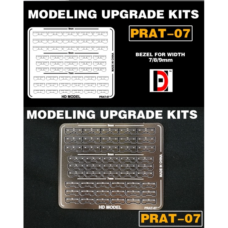 Phụ kiện mô hình HD Decal detail etching decoration metal 01 - 12 các loại